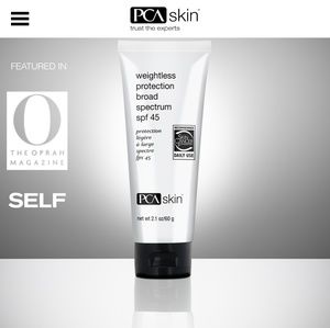 PCA skin weightless protection.